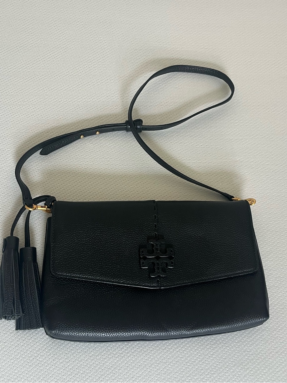 Tory Burch McGraw Leather Crossbody Bag